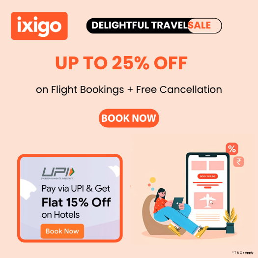 Ixigo Coupon Codes: Best Deals on Flights, Trains & Hotels