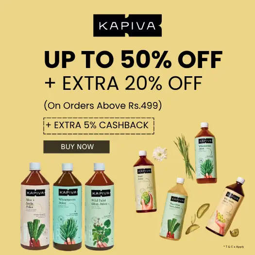 Kapiva Coupon Codes: Best Deals on Ayurvedic Wellness & Nutrition