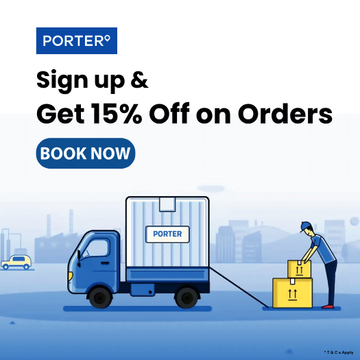 Porter Coupons Codes: Best Deals on Logistics & Transport Services