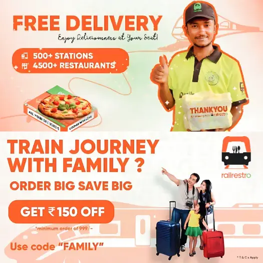 RailRestro Coupon Codes: Best Deals on Train Food Orders