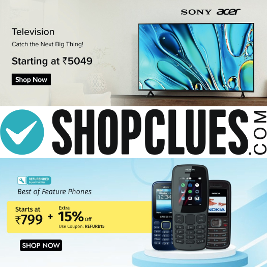 ShopClues Coupons: Best Deals on Electronics, Fashion & More