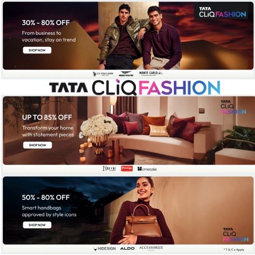 Tata CLiQ Coupons: Big Savings on Premium Brands