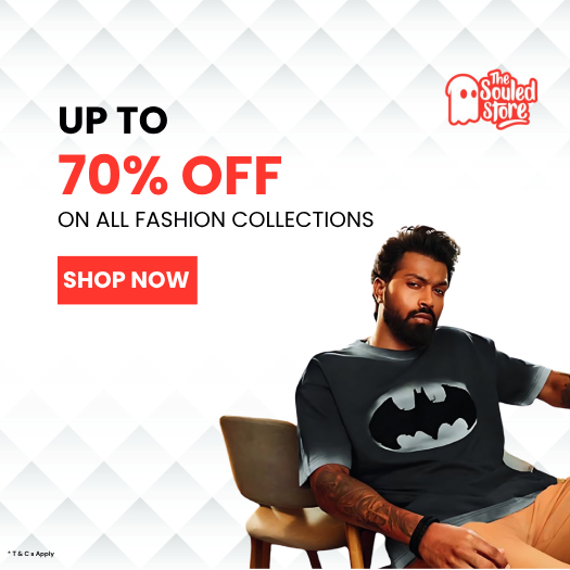 The Souled Store Coupons Codes: Best Deals on Fashion & Merchandise
