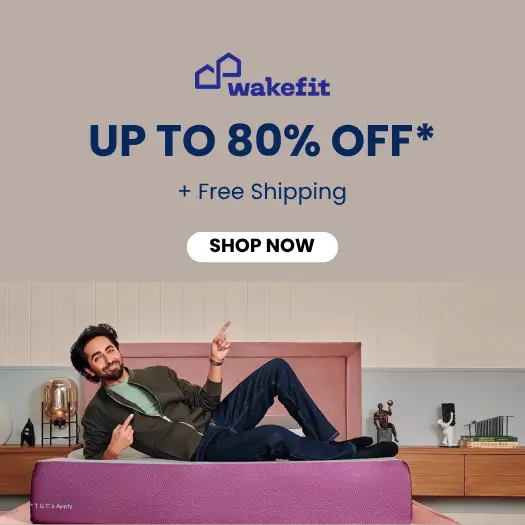 Wakefit Coupon Codes: Save on Mattresses, Furniture & More