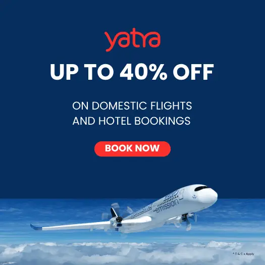 Yatra Coupon Codes: Save on Flights, Hotels & More